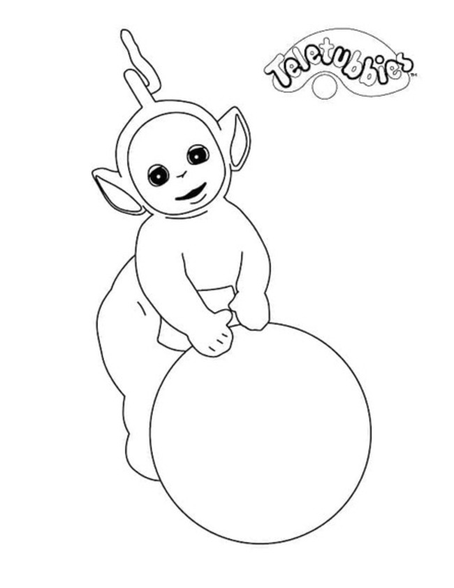 Teletubbies afdrukbaar simpel