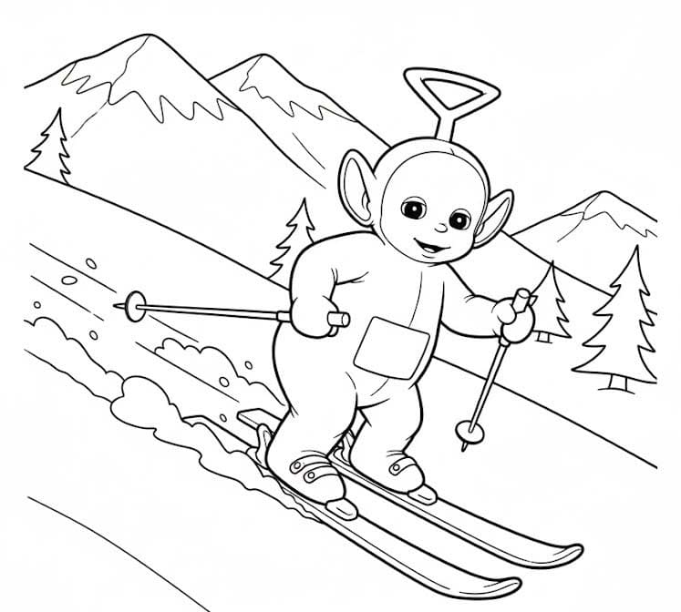 Teletubbies gratis afdrukbaar voor kinderen