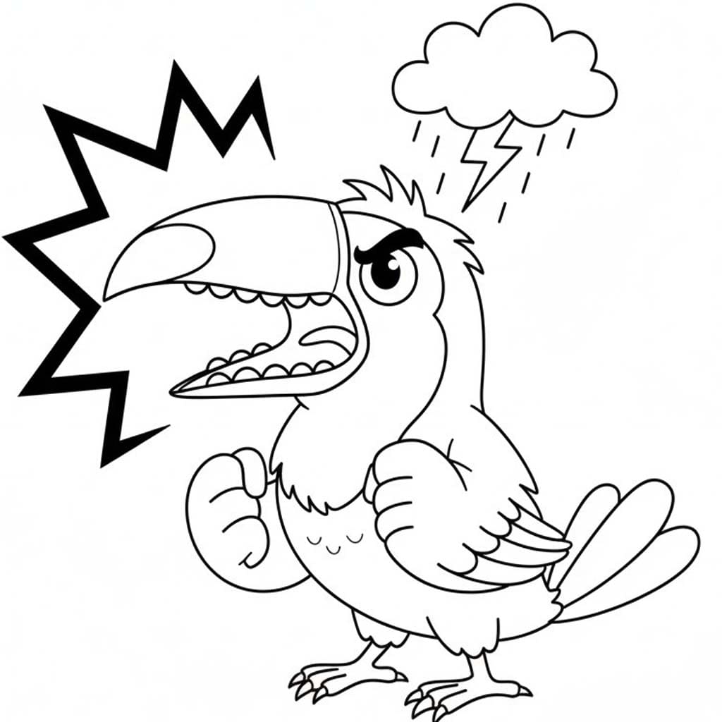 Toekan gratis afdrukbaar