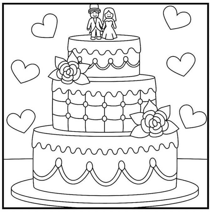 Trouwen afdrukbaar basis