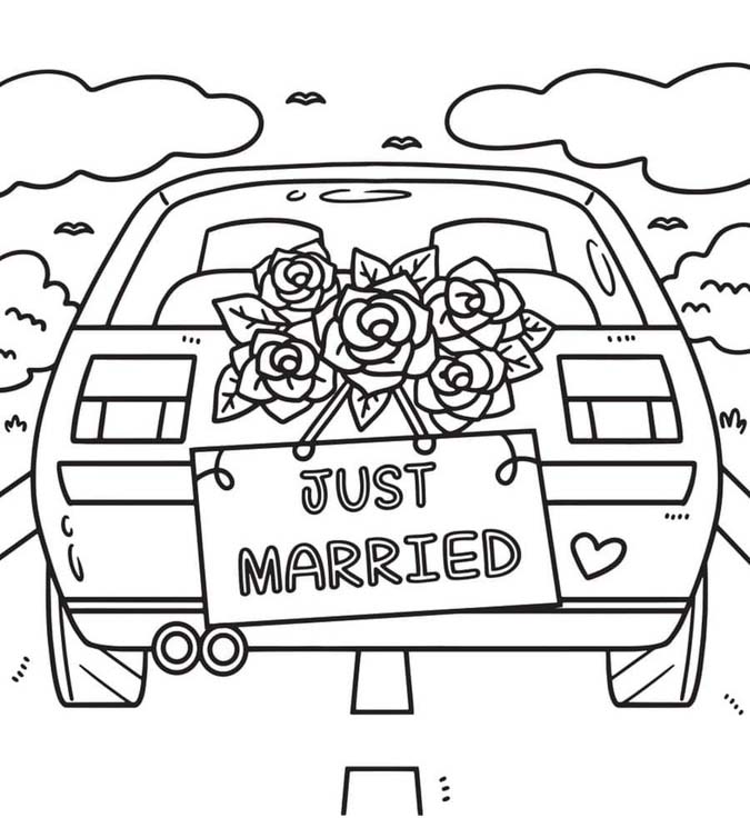 Trouwen gratis afdrukbaar basis