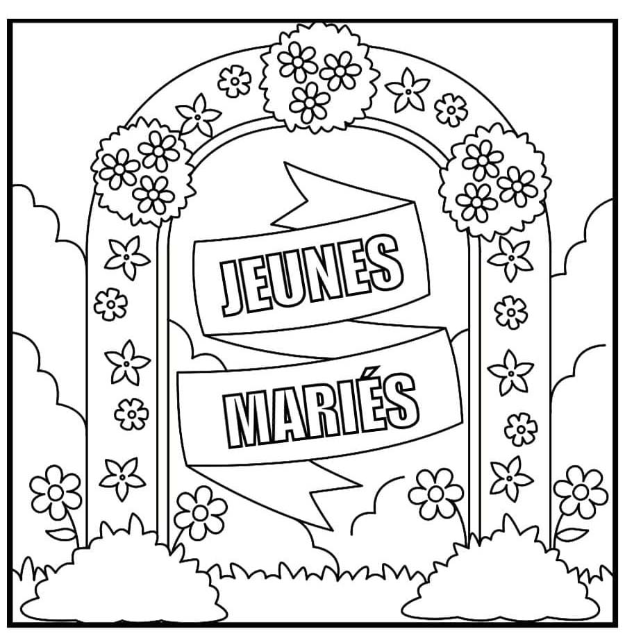 Trouwen gratis afdrukbaar eenvoudig