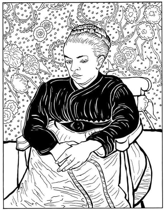 Vincent van Gogh gratis simpel