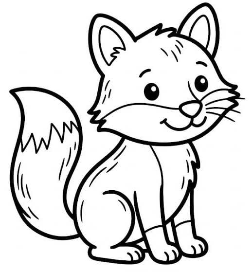 Vossen afdrukbaar voor kinderen