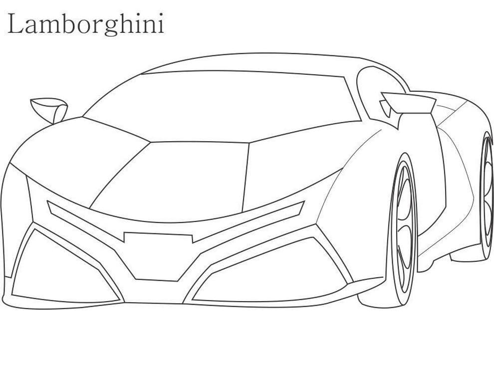 Afbeelding Lamborghini printbaar