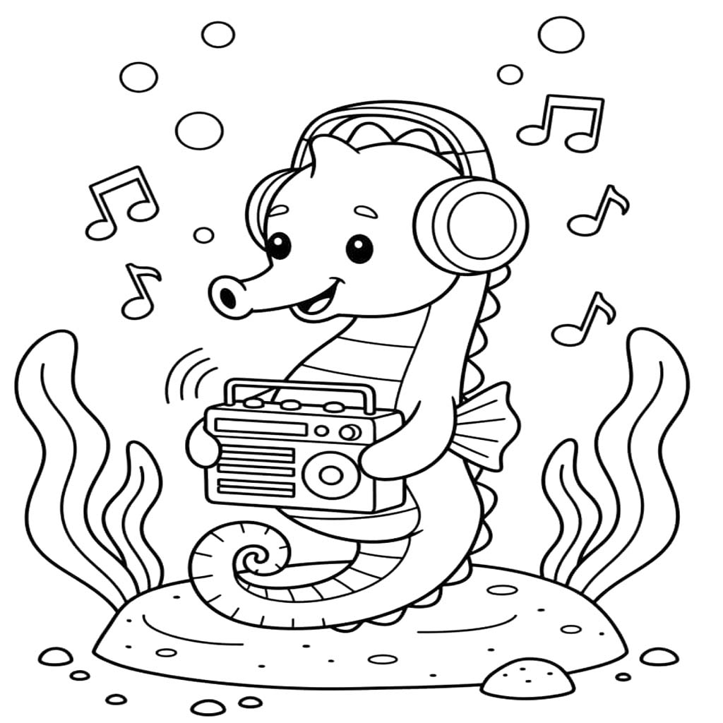 Afbeelding Zeepaardjes gratis