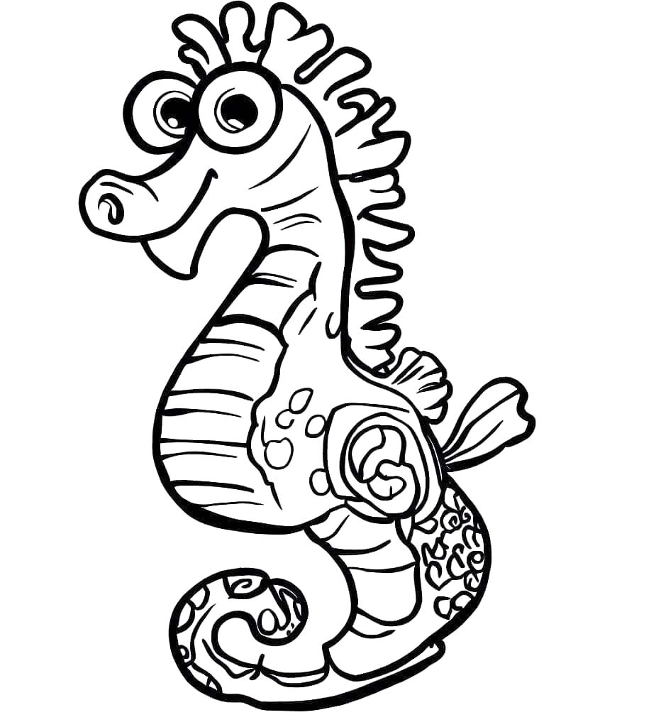 Afbeelding Zeepaardjes printbaar