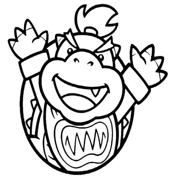 Bowser afdrukbaar basis