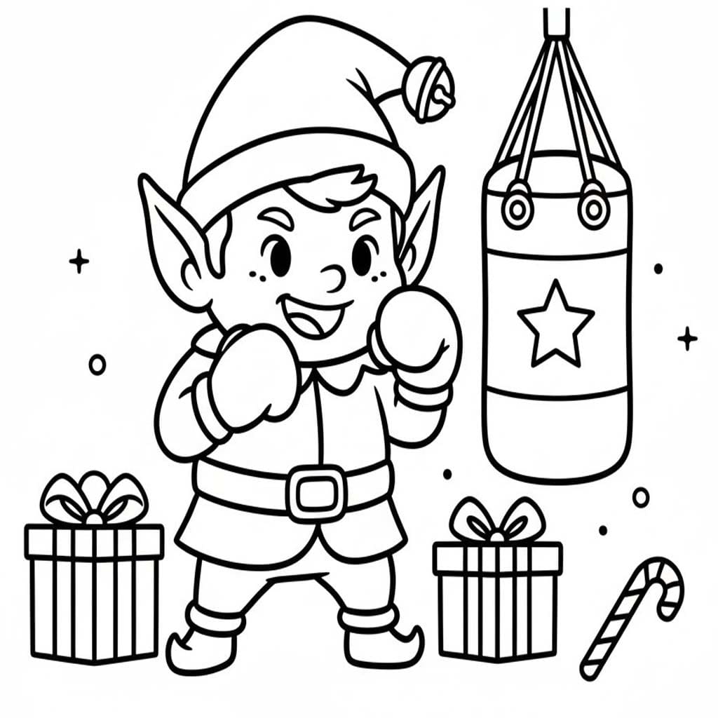 Elfjes afdrukbaar simpel