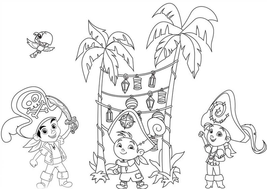 Jake en de Nooitgedachtland Piraten gratis