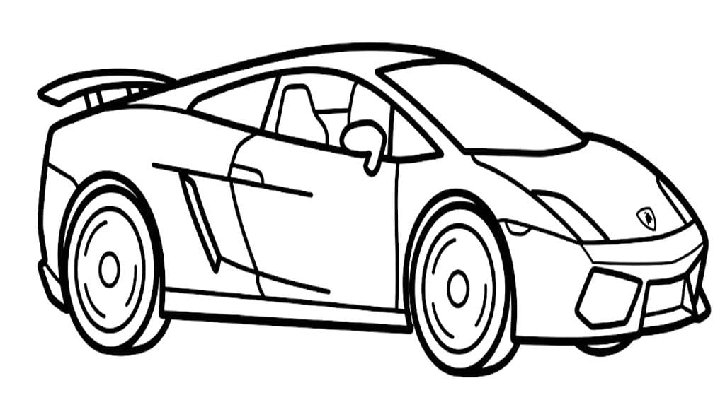 Lamborghini gratis afdrukbaar