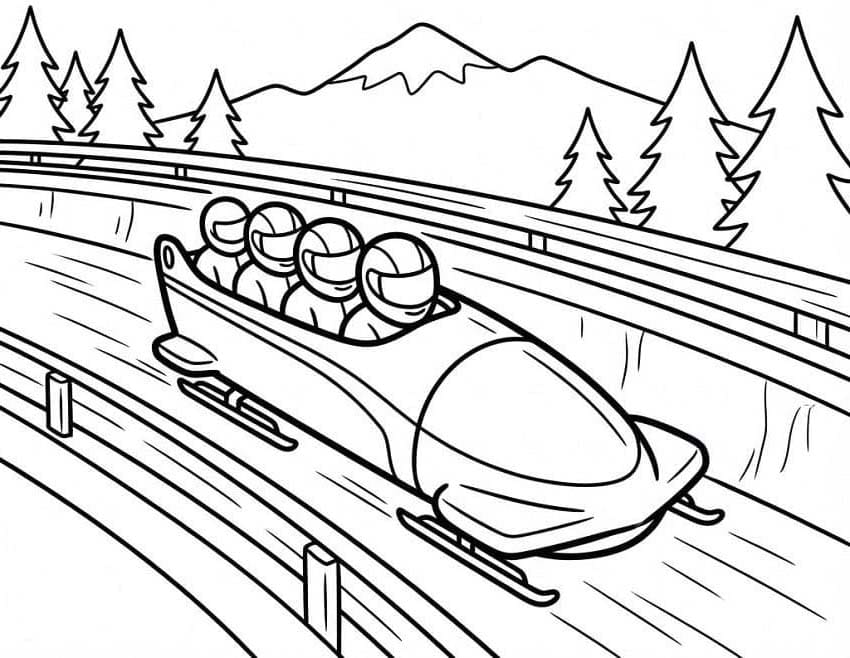 Olympische Winterspelen gratis afdrukbaar basis