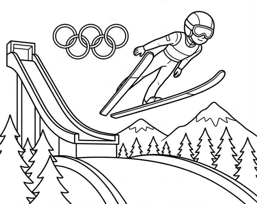 Olympische Winterspelen gratis afdrukbaar voor kinderen