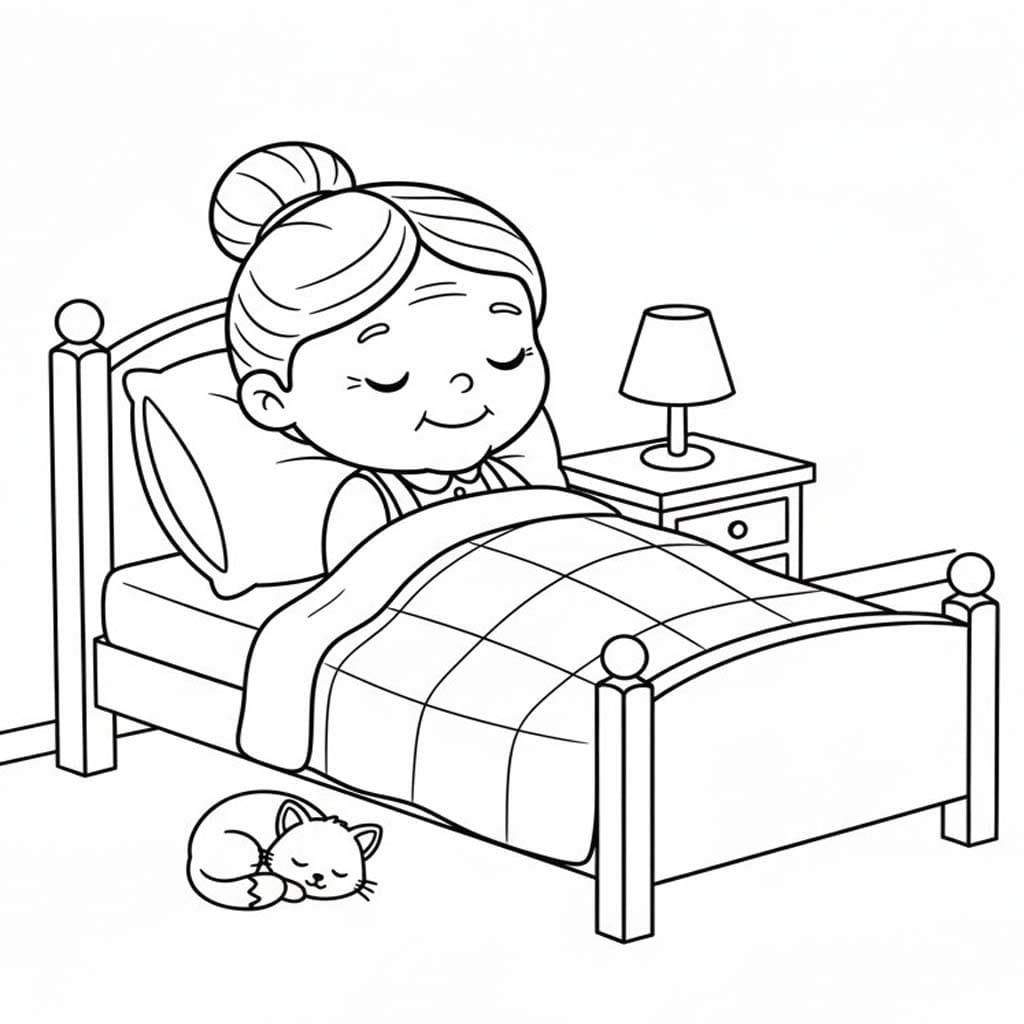 Opa En Oma afdrukbaar simpel