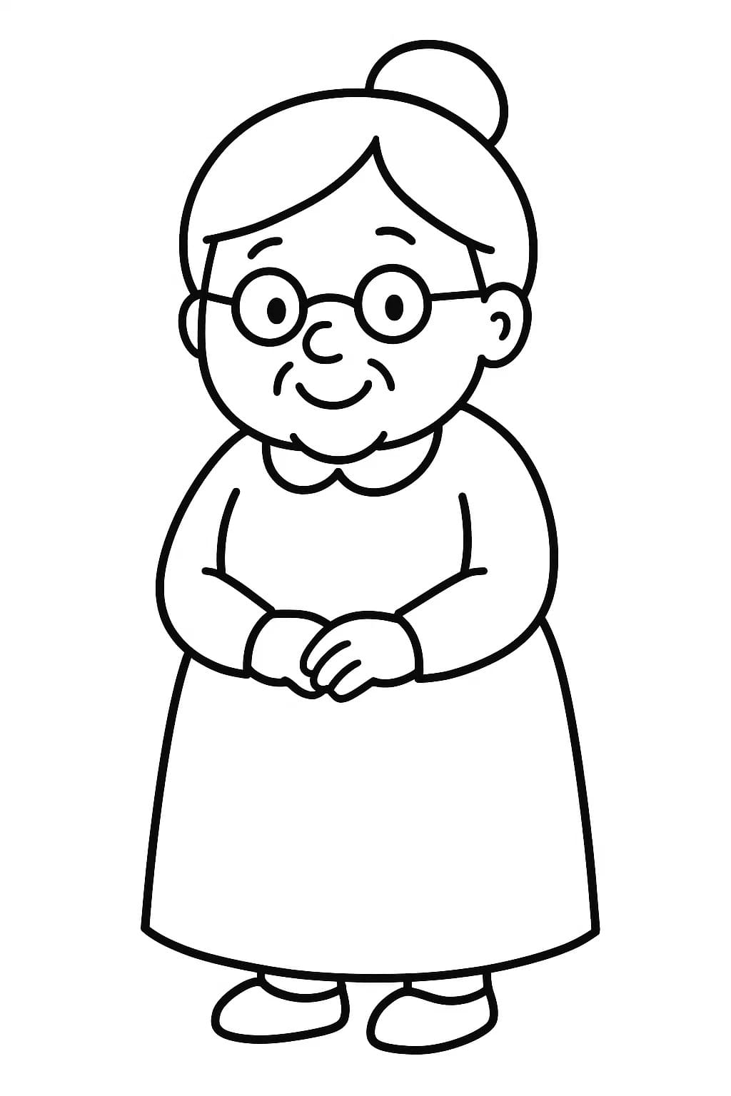 Opa En Oma afdrukbaar voor kinderen