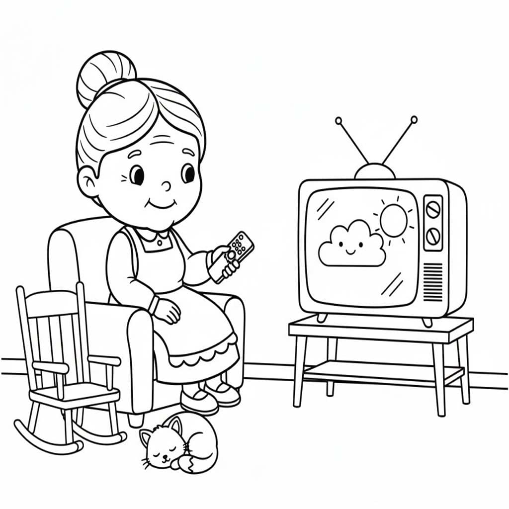 Opa En Oma gratis afdrukbaar voor kinderen