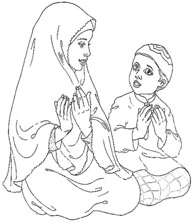 Ramadan afdrukbaar voor kinderen