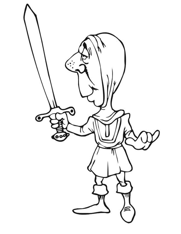 Ridder gratis afdrukbaar eenvoudig