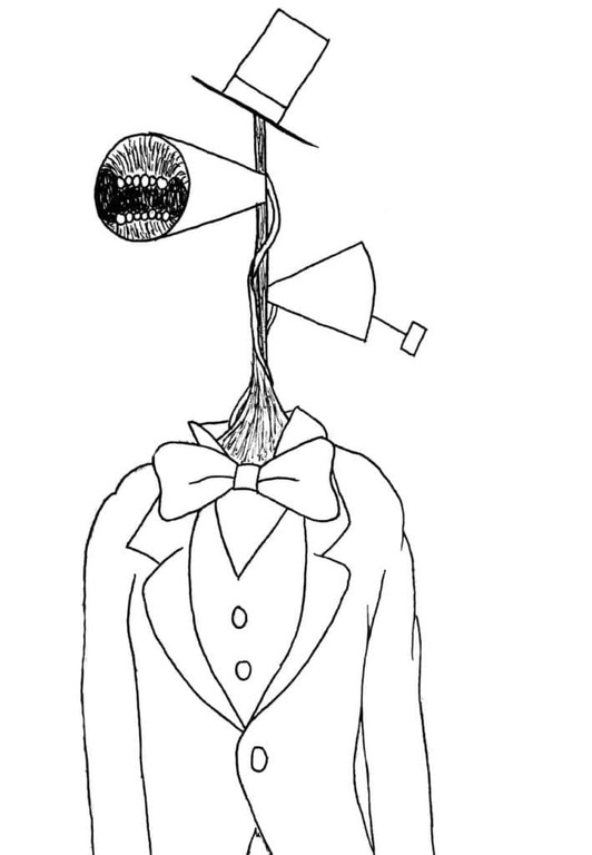 Siren Head gratis afdrukbaar basis