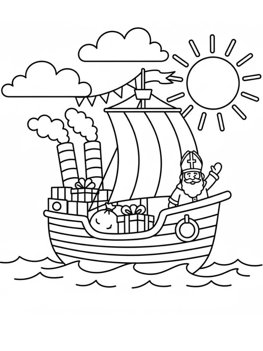 Stoomboot Sinterklaas gratis voor kinderen