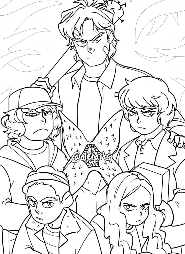 Stranger Things afdrukbaar