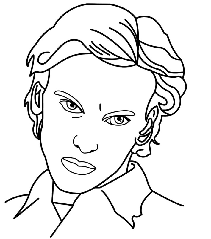 Stranger Things afdrukbaar simpel