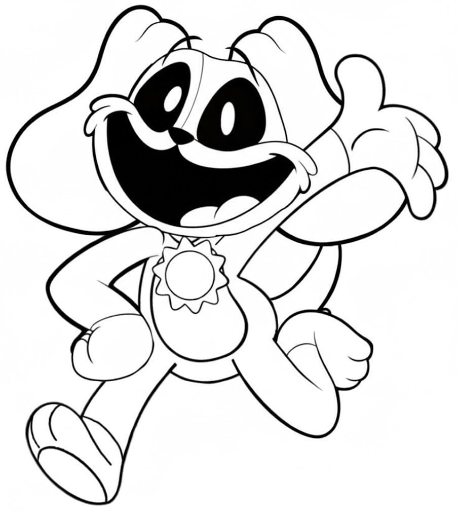 Tekenen Dogday afdrukbaar basis