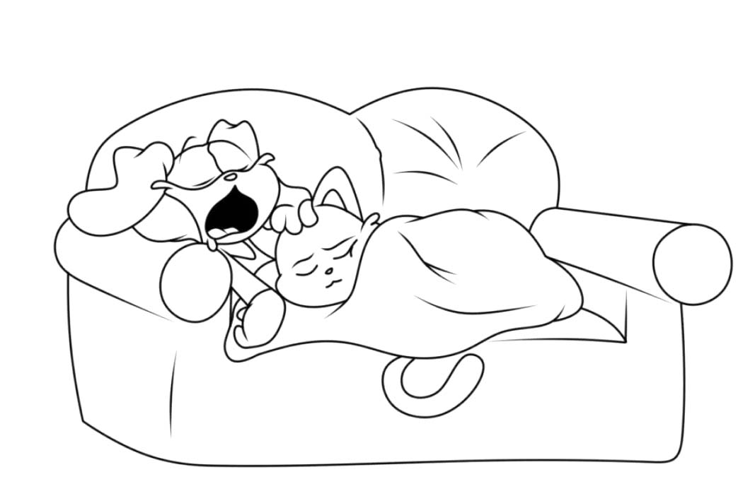 Tekenen Dogday afdrukbaar