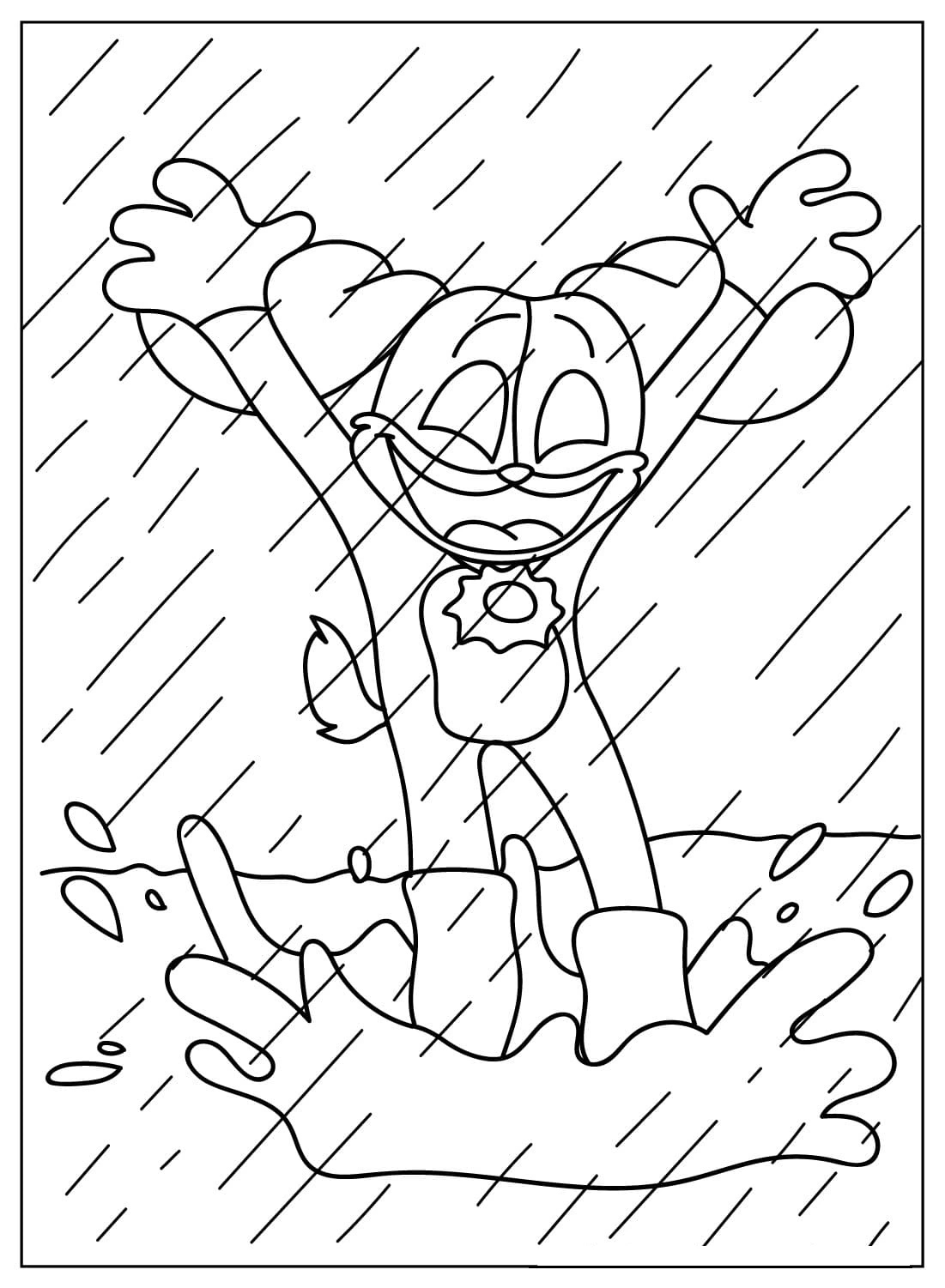 Tekenen Dogday gratis afdrukbaar