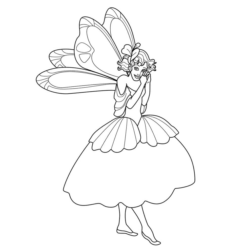 Tekenen Elfjes afdrukbaar