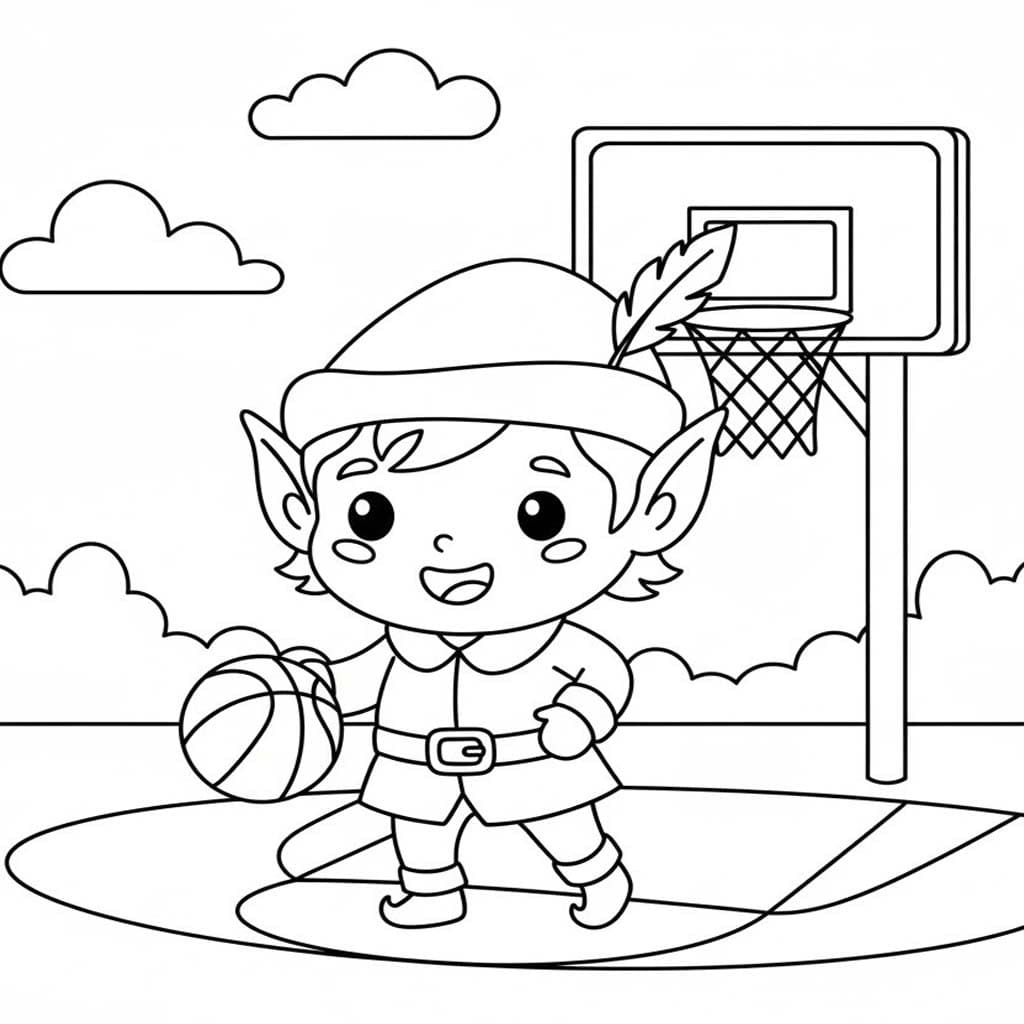 Tekenen Elfjes gratis eenvoudig