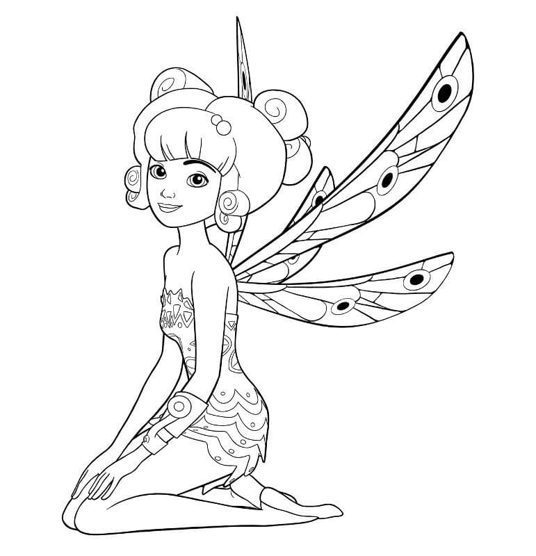 Tekenen Elfjes simpel