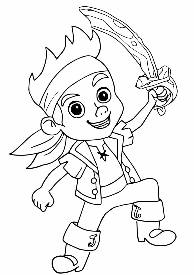 Tekenen Jake en de Nooitgedachtland Piraten basis