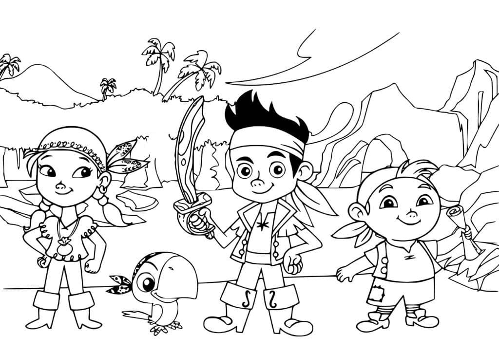 Jake en de Nooitgedachtland Piraten