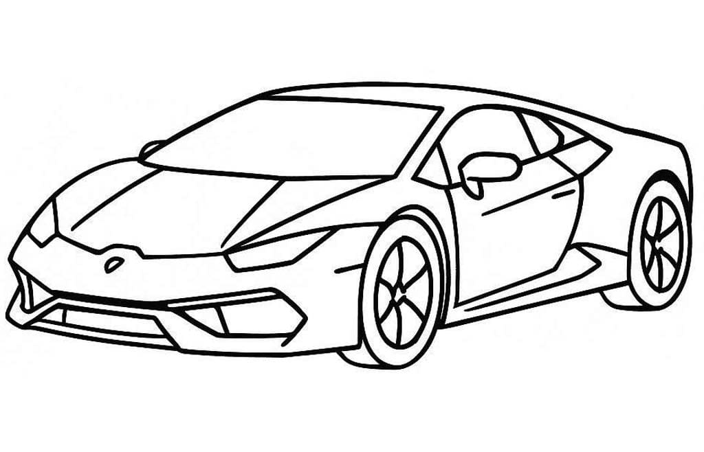 Tekenen Lamborghini eenvoudig
