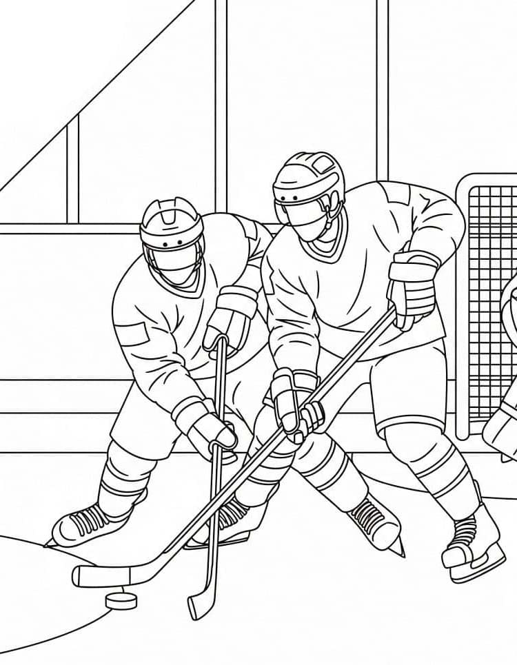 Tekenen Olympische Winterspelen gratis afdrukbaar simpel