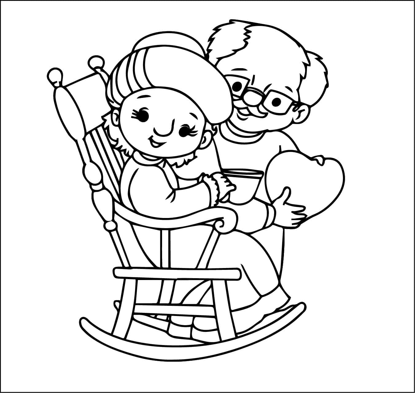 Tekenen Opa En Oma eenvoudig