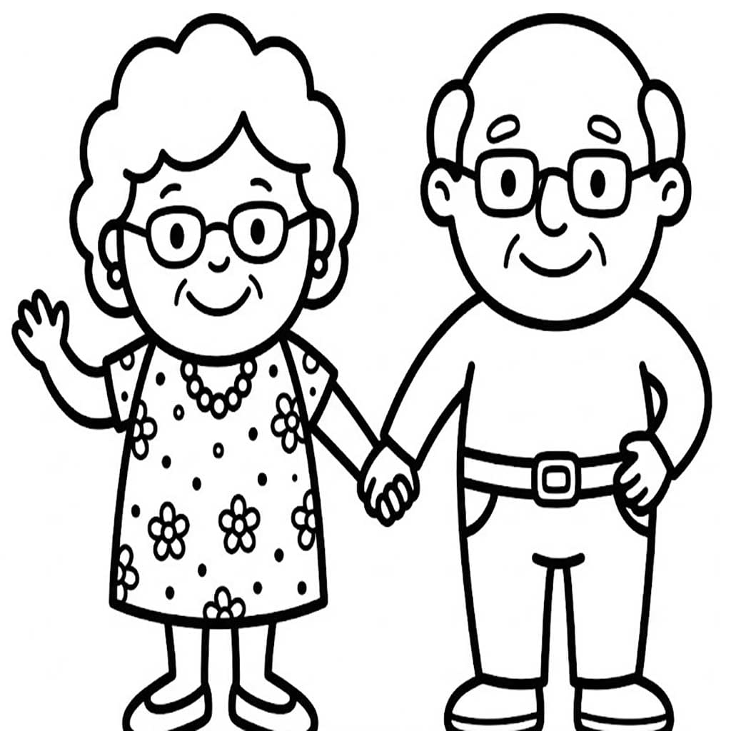 Tekenen Opa En Oma
