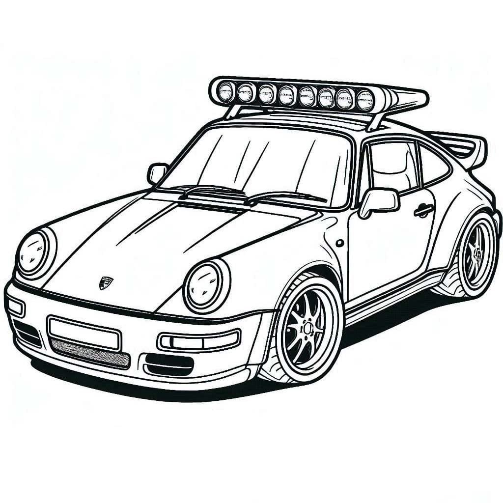 Tekenen Porsche