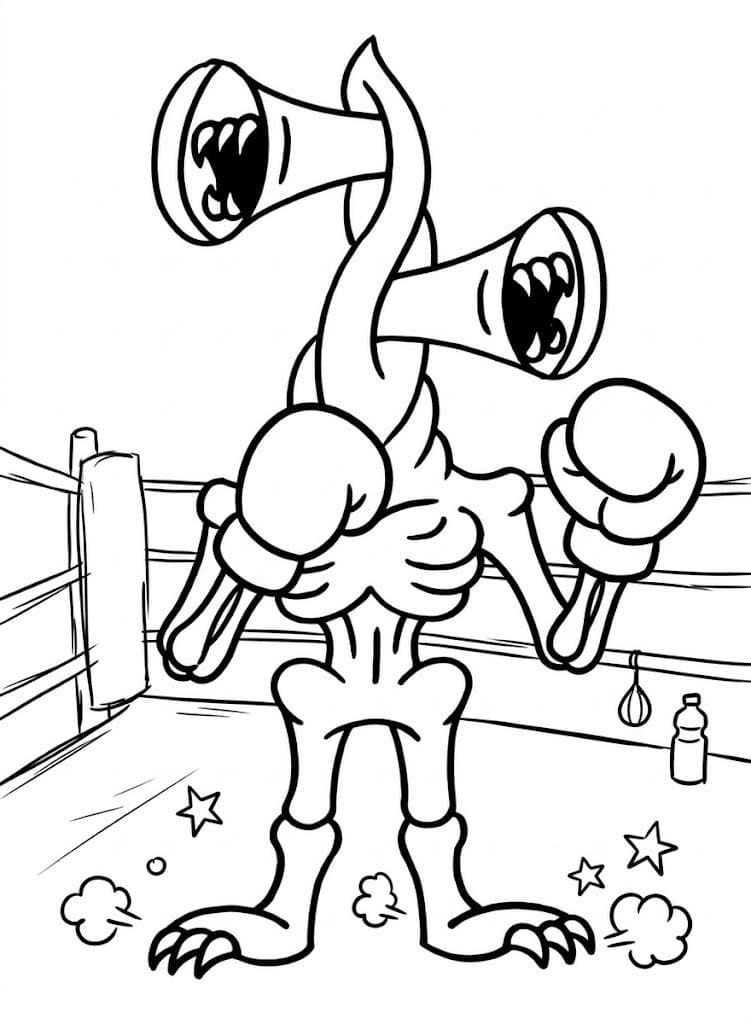 Tekenen Siren Head afdrukbaar