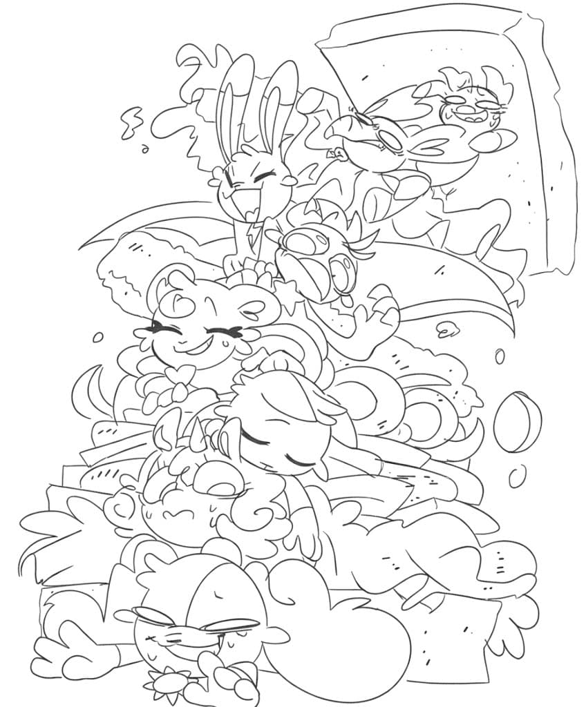 Tekenen Smiling Critters