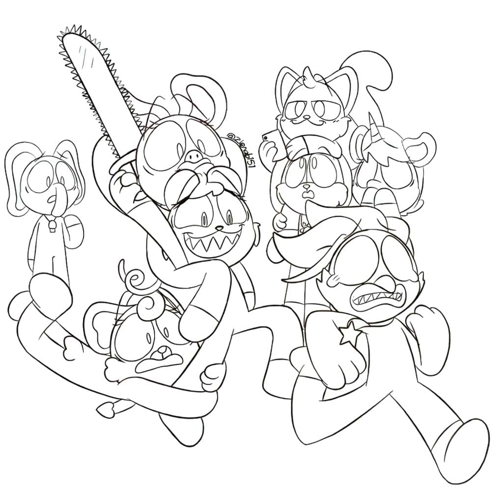 Tekenen Smiling Critters voor kinderen