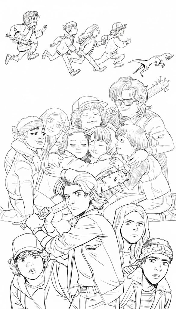 Tekenen Stranger Things gratis