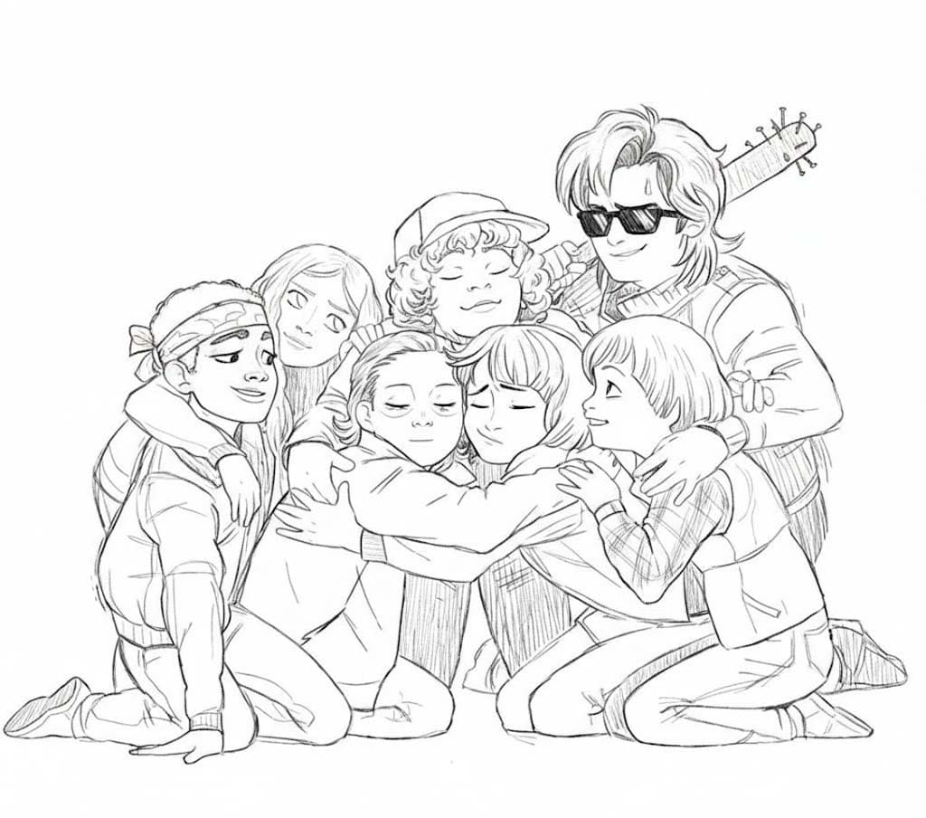 Tekenen Stranger Things