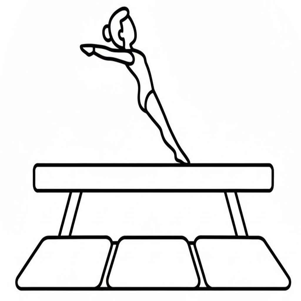 Tekenen Turnen gratis basis