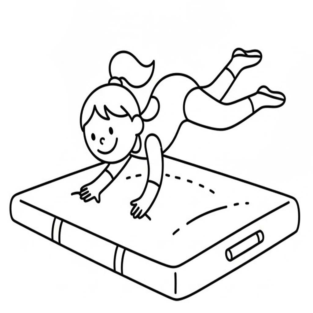 Tekenen Turnen gratis voor kinderen