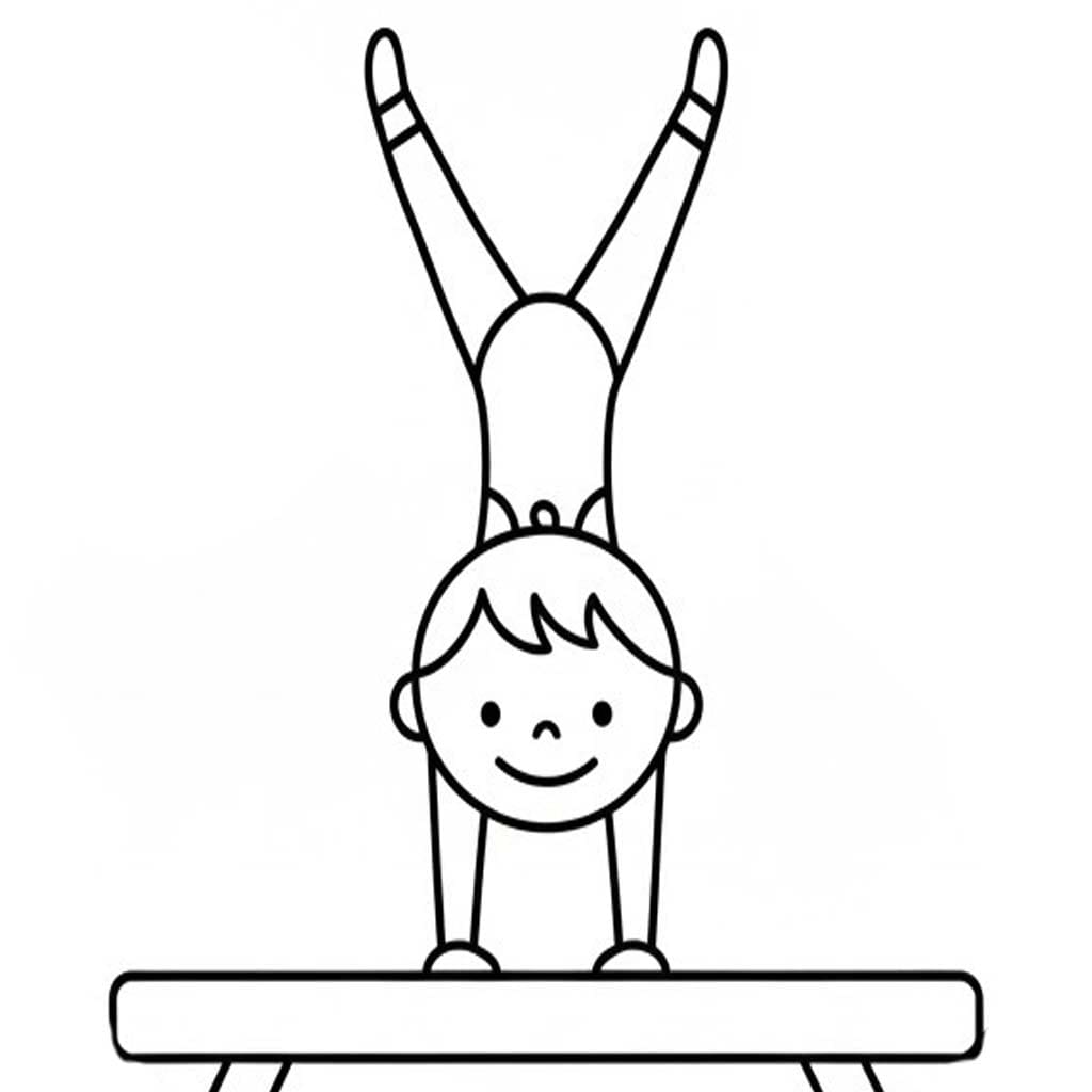 Tekenen Turnen simpel