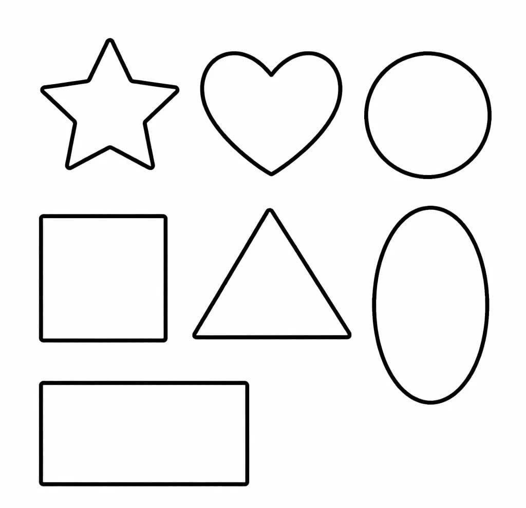 Tekenen Vormen eenvoudig