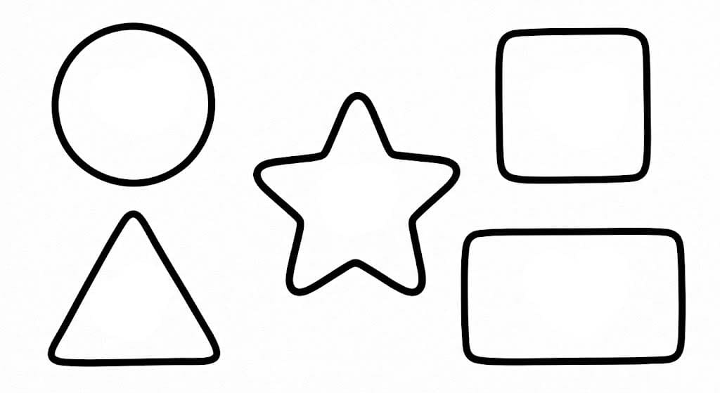 Tekenen Vormen gratis