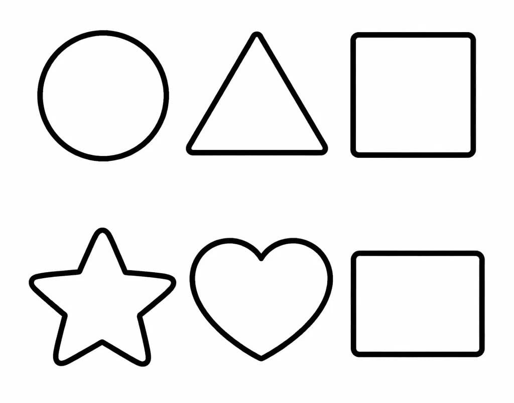 Tekenen Vormen simpel